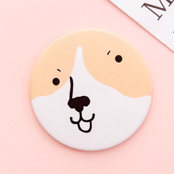 5 Mini Compact Round Mirror - Picture 2 of 9